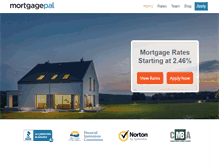 Tablet Screenshot of mortgagepal.ca